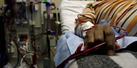 A PATIENT ADMITTED IN HOSPITAL.